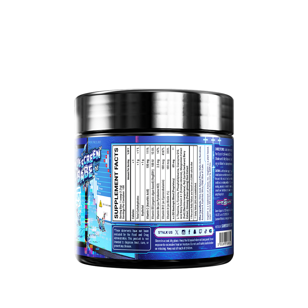 Blue Screen Babe by AmaLee Caffeine Free - 100 Servings - Image 4