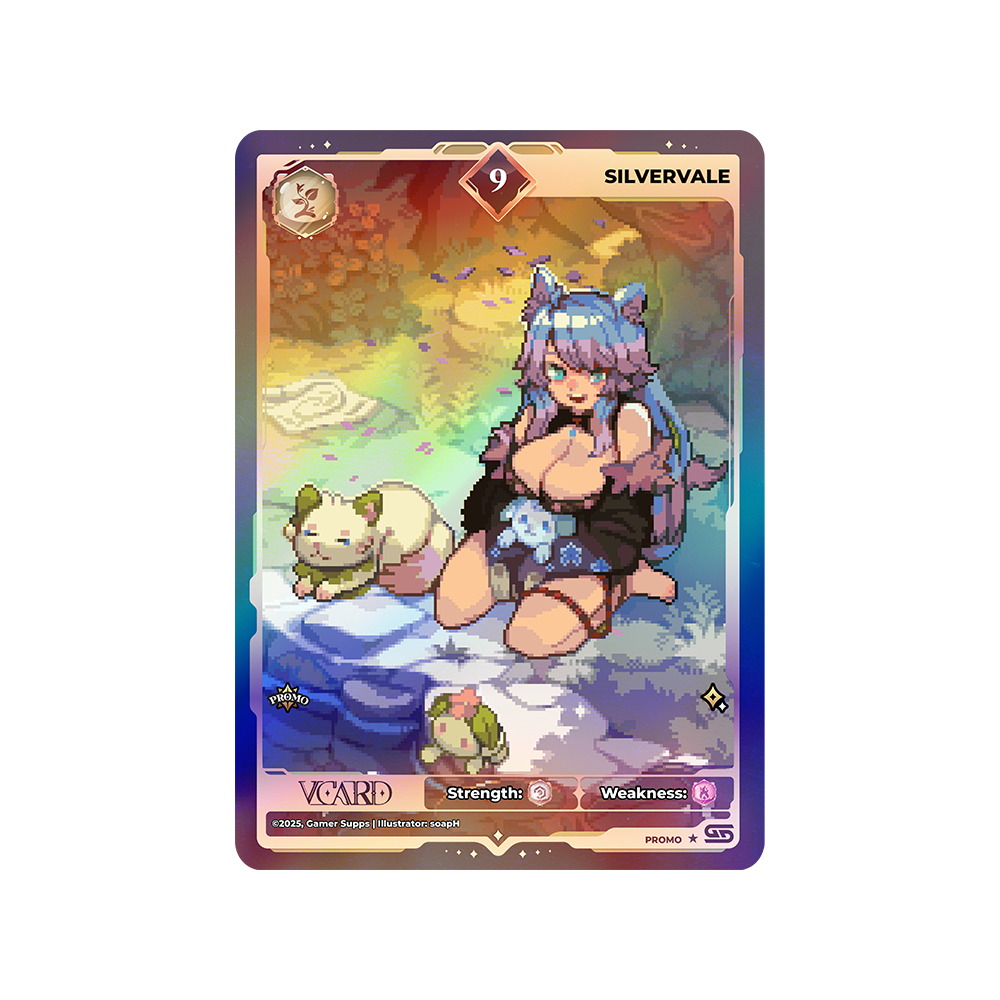 PIXEL CUPS x Silvervale: VCard Promo Card (Info) - Image 2